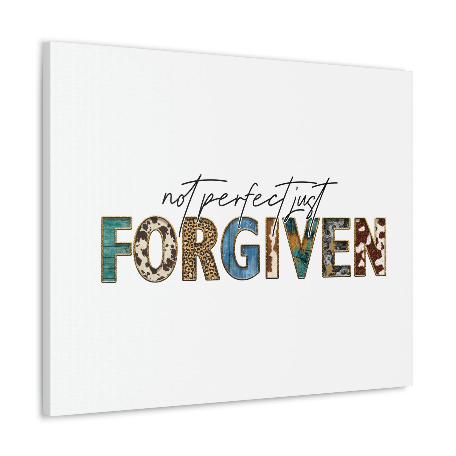 Scripture Walls Not Perfect Christian Wall Art Bible Verse Print Ready to Hang Unframed-Express Your Love Gifts
