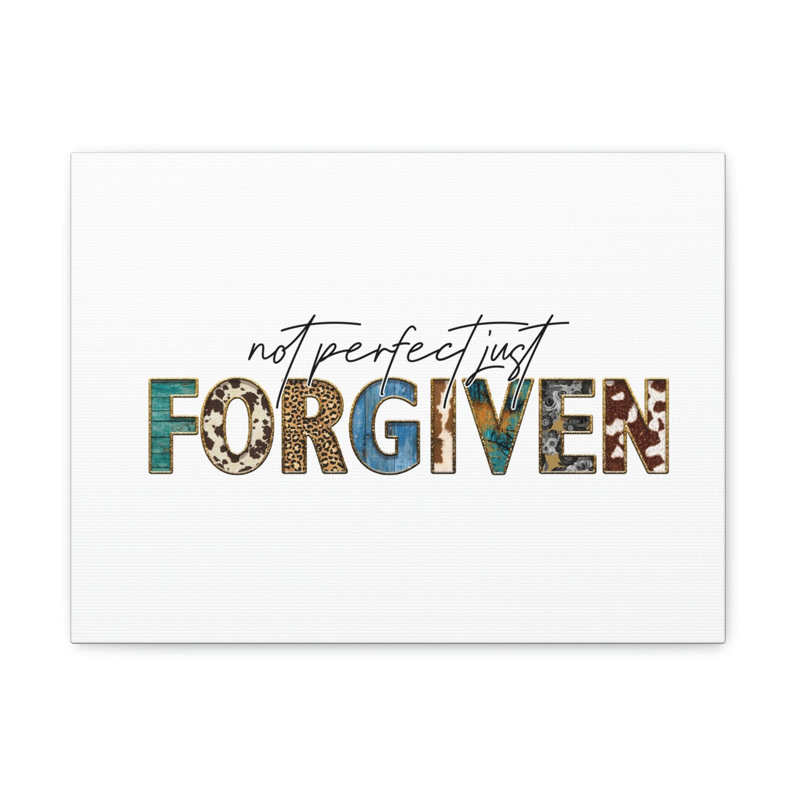 Scripture Walls Not Perfect Christian Wall Art Bible Verse Print Ready to Hang Unframed-Express Your Love Gifts