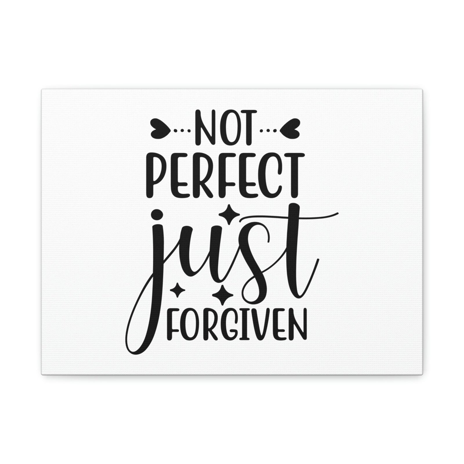 Scripture Walls Not Perfect Just Forgiven 1 John 1:9 Christian Wall Art Print Ready to Hang Unframed-Express Your Love Gifts