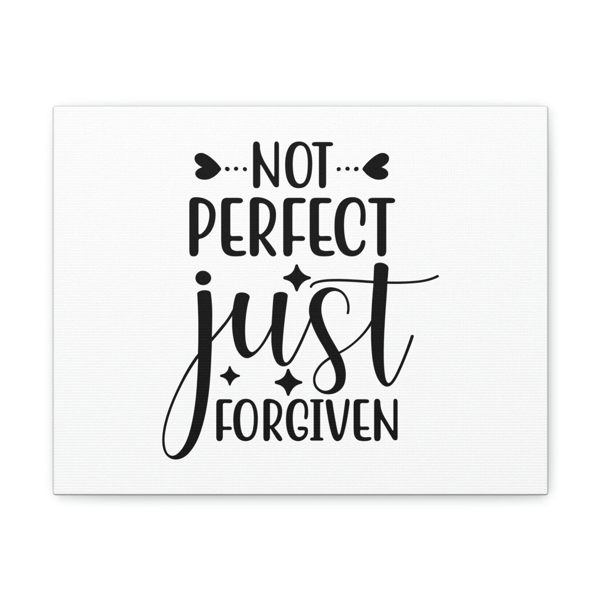 Scripture Walls Not Perfect Just Forgiven 1 John 1:9 Christian Wall Art Print Ready to Hang Unframed-Express Your Love Gifts