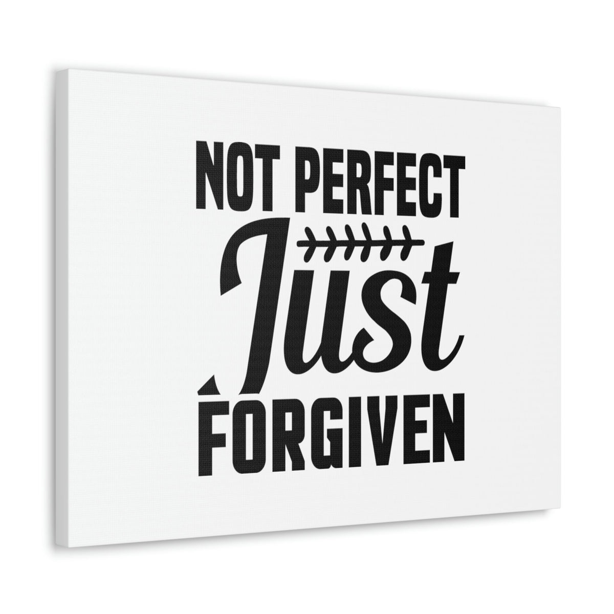 Scripture Walls Not Perfect, Just Forgiven 1 John 2:12 Leaves Christian Wall Art Bible Verse Print Ready to Hang Unframed-Express Your Love Gifts