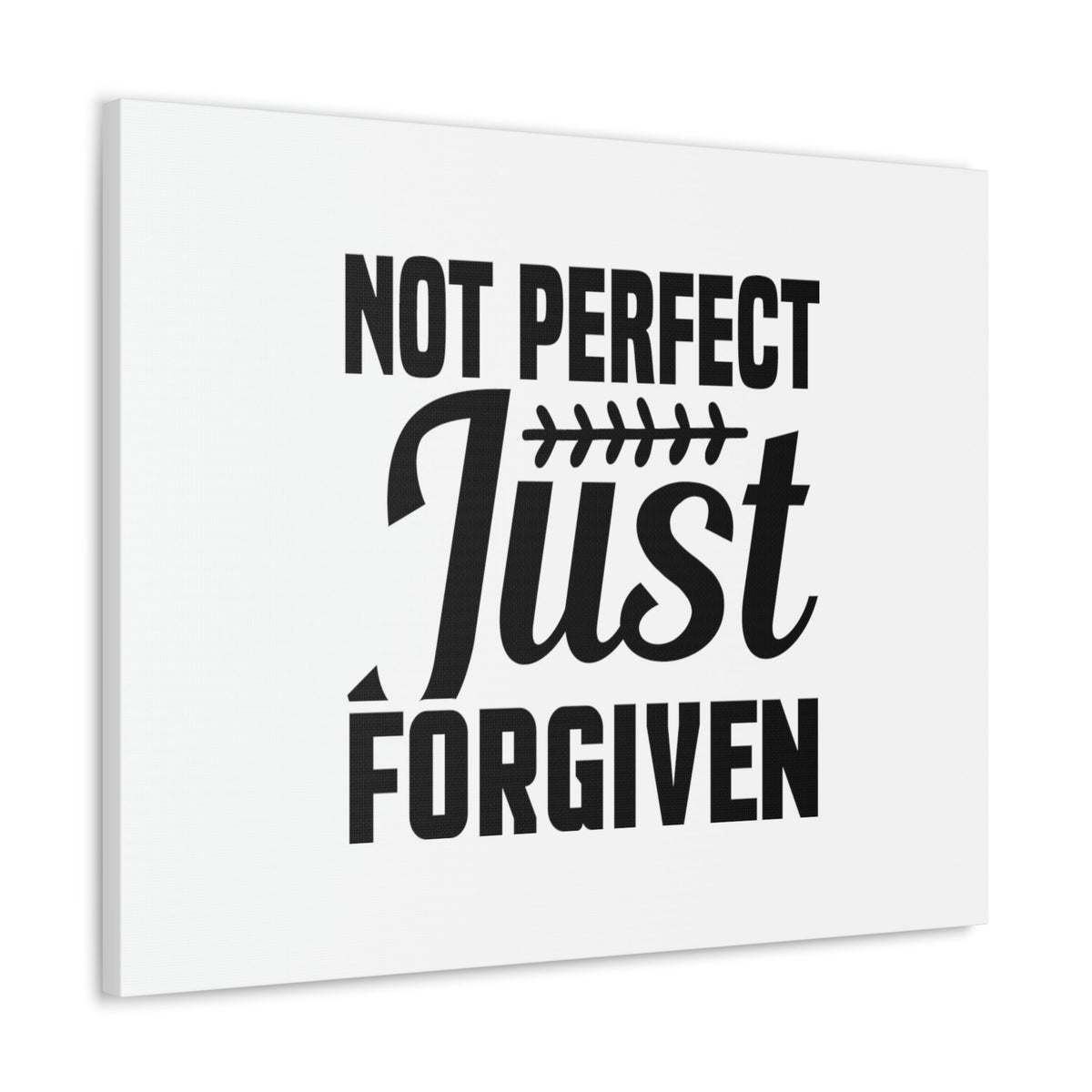 Scripture Walls Not Perfect, Just Forgiven 1 John 2:12 Leaves Christian Wall Art Bible Verse Print Ready to Hang Unframed-Express Your Love Gifts