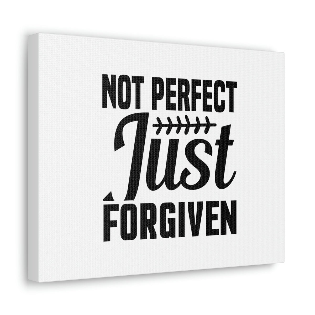 Scripture Walls Not Perfect, Just Forgiven 1 John 2:12 Leaves Christian Wall Art Bible Verse Print Ready to Hang Unframed-Express Your Love Gifts
