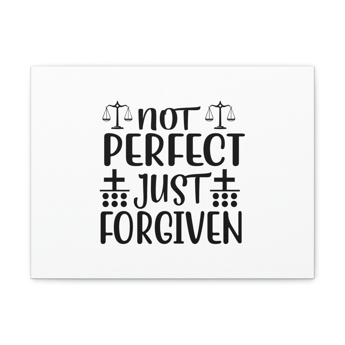 Scripture Walls Not Perfect Just Forgiven Romans 3:23 Christian Wall Art Bible Verse Print Ready to Hang Unframed-Express Your Love Gifts