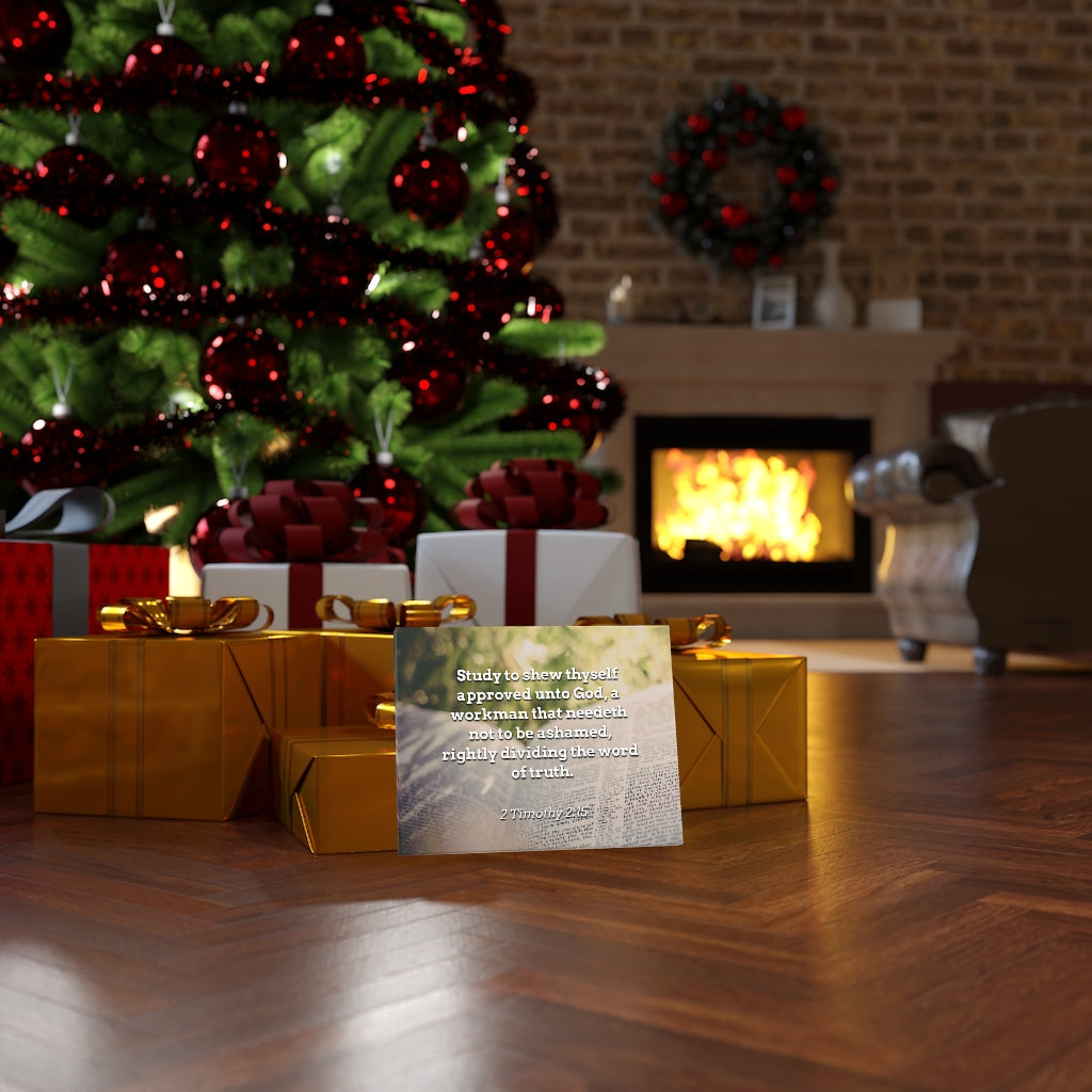 Scripture Walls Not To Be Ashamed 2 Timothy 2:15 Bible Verse Canvas Christian Wall Art Ready to Hang Unframed-Express Your Love Gifts