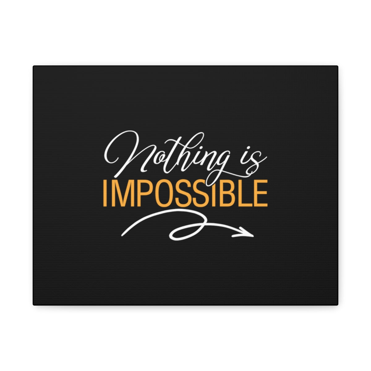 Scripture Walls Nothing Is Impossible Luke 1:37 Christian Wall Art Bible Verse Print Ready to Hang Unframed-Express Your Love Gifts