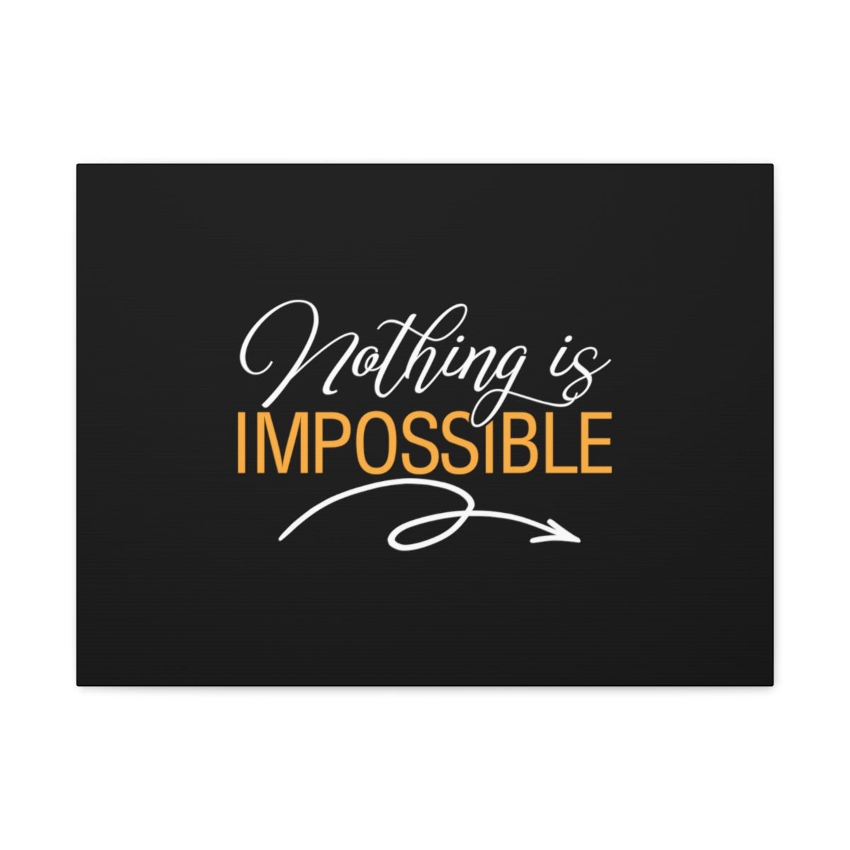 Scripture Walls Nothing Is Impossible Luke 1:37 Christian Wall Art Bible Verse Print Ready to Hang Unframed-Express Your Love Gifts