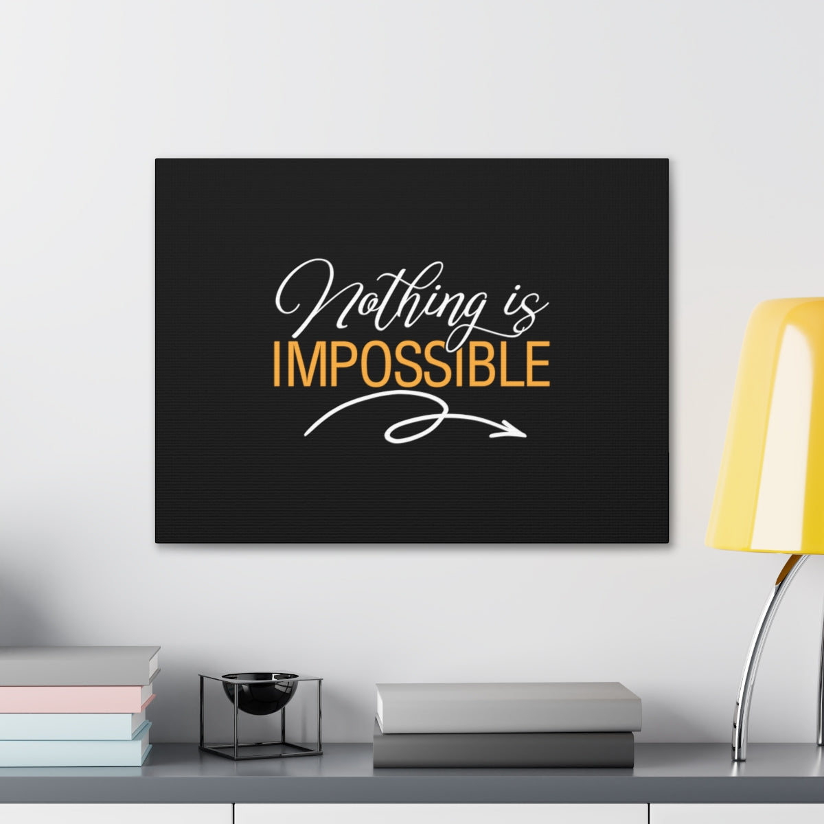 Scripture Walls Nothing Is Impossible Luke 1:37 Christian Wall Art Bible Verse Print Ready to Hang Unframed-Express Your Love Gifts
