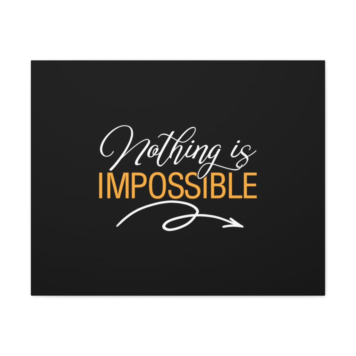 Scripture Walls Nothing Is Impossible Luke 1:37 Christian Wall Art Bible Verse Print Ready to Hang Unframed-Express Your Love Gifts