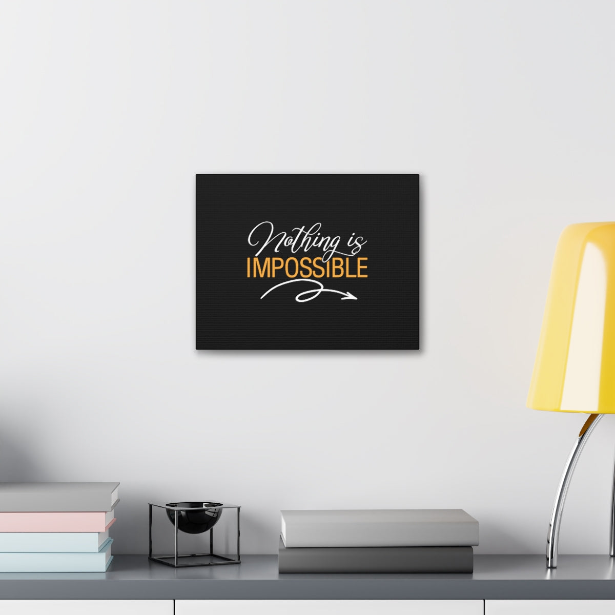 Scripture Walls Nothing Is Impossible Luke 1:37 Christian Wall Art Bible Verse Print Ready to Hang Unframed-Express Your Love Gifts