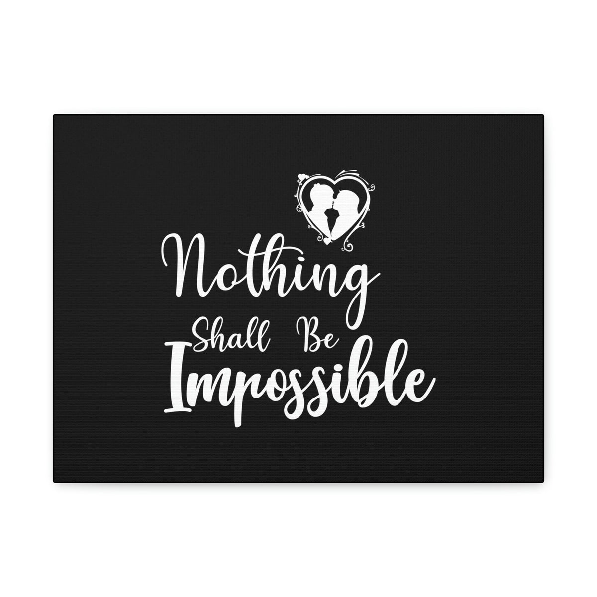 Scripture Walls Nothing Shall Be Impossible Matthew 19:26 Christian Wall Art Bible Verse Print Ready to Hang Unframed-Express Your Love Gifts