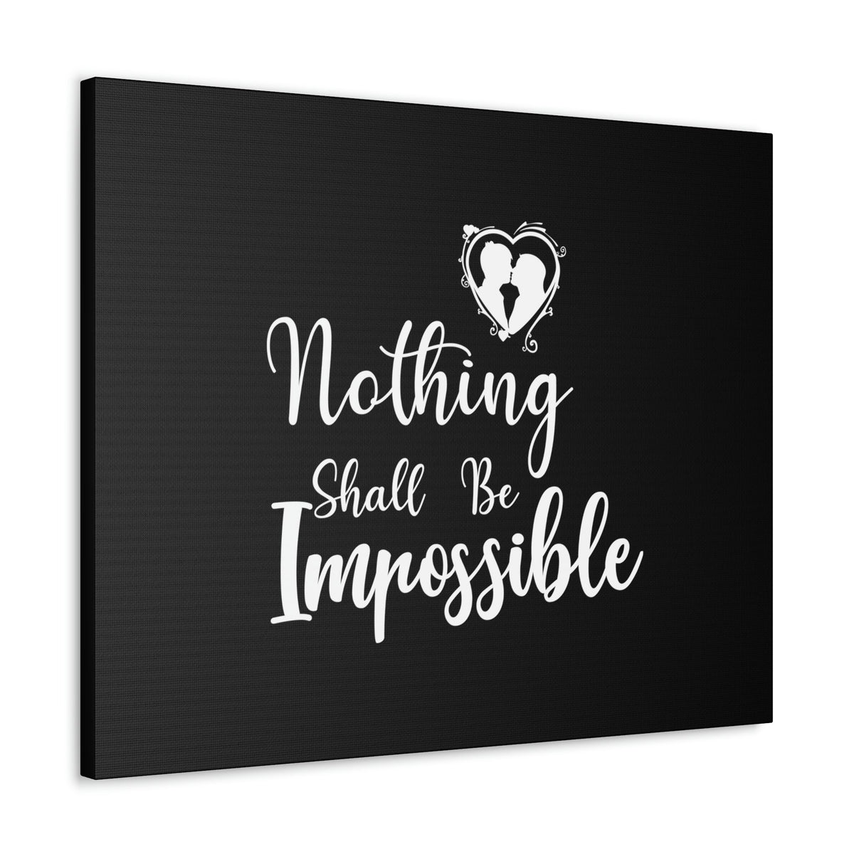 Scripture Walls Nothing Shall Be Impossible Matthew 19:26 Christian Wall Art Bible Verse Print Ready to Hang Unframed-Express Your Love Gifts