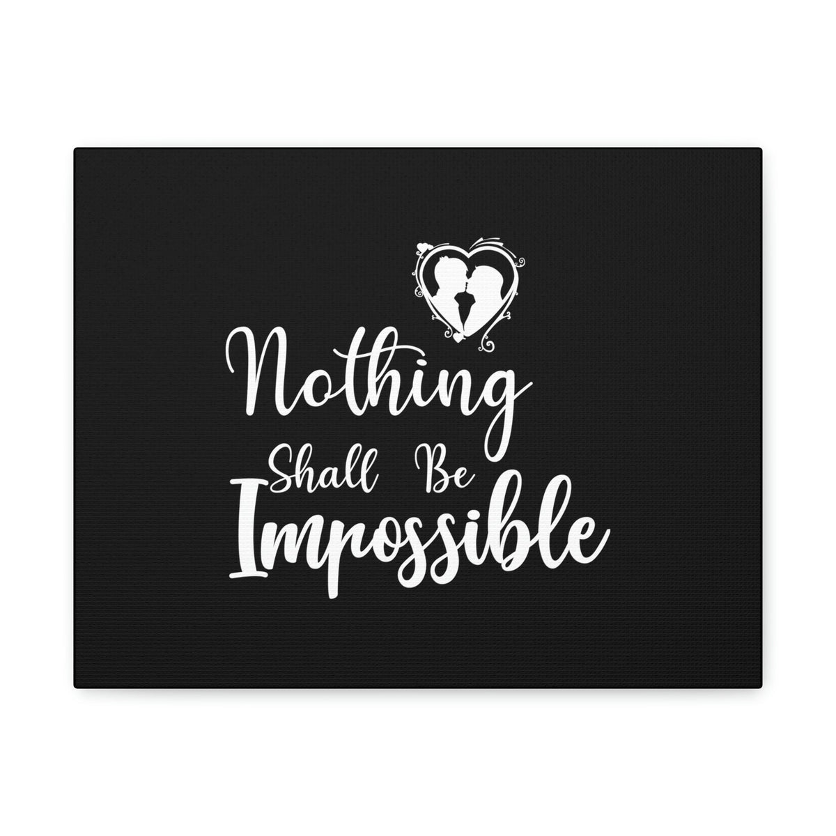 Scripture Walls Nothing Shall Be Impossible Matthew 19:26 Christian Wall Art Bible Verse Print Ready to Hang Unframed-Express Your Love Gifts