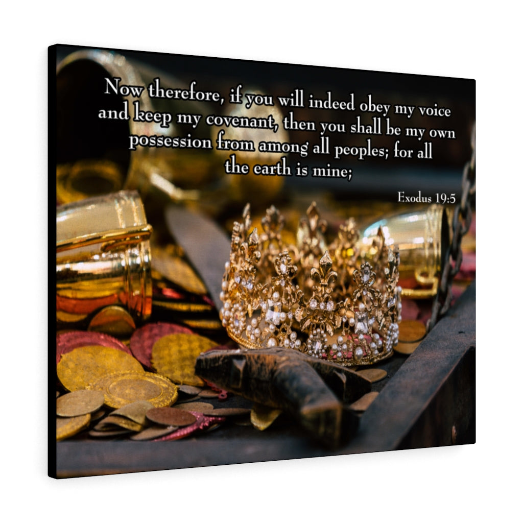 Scripture Walls Obey My Voice Exodus 19:5 Wall Art Christian Home Decor Unframed-Express Your Love Gifts
