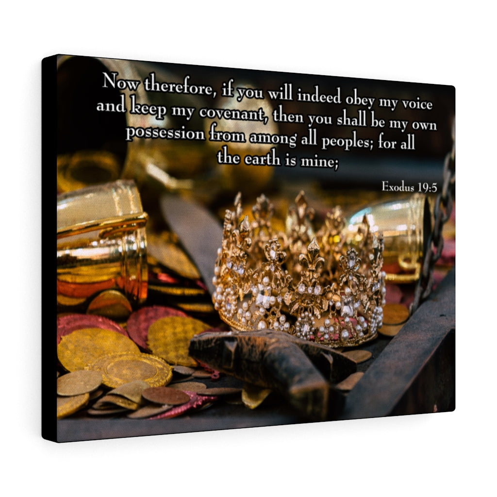 Scripture Walls Obey My Voice Exodus 19:5 Wall Art Christian Home Decor Unframed-Express Your Love Gifts