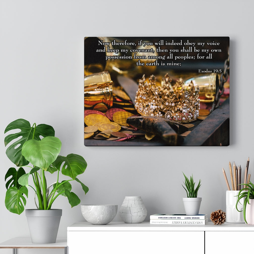 Scripture Walls Obey My Voice Exodus 19:5 Wall Art Christian Home Decor Unframed-Express Your Love Gifts