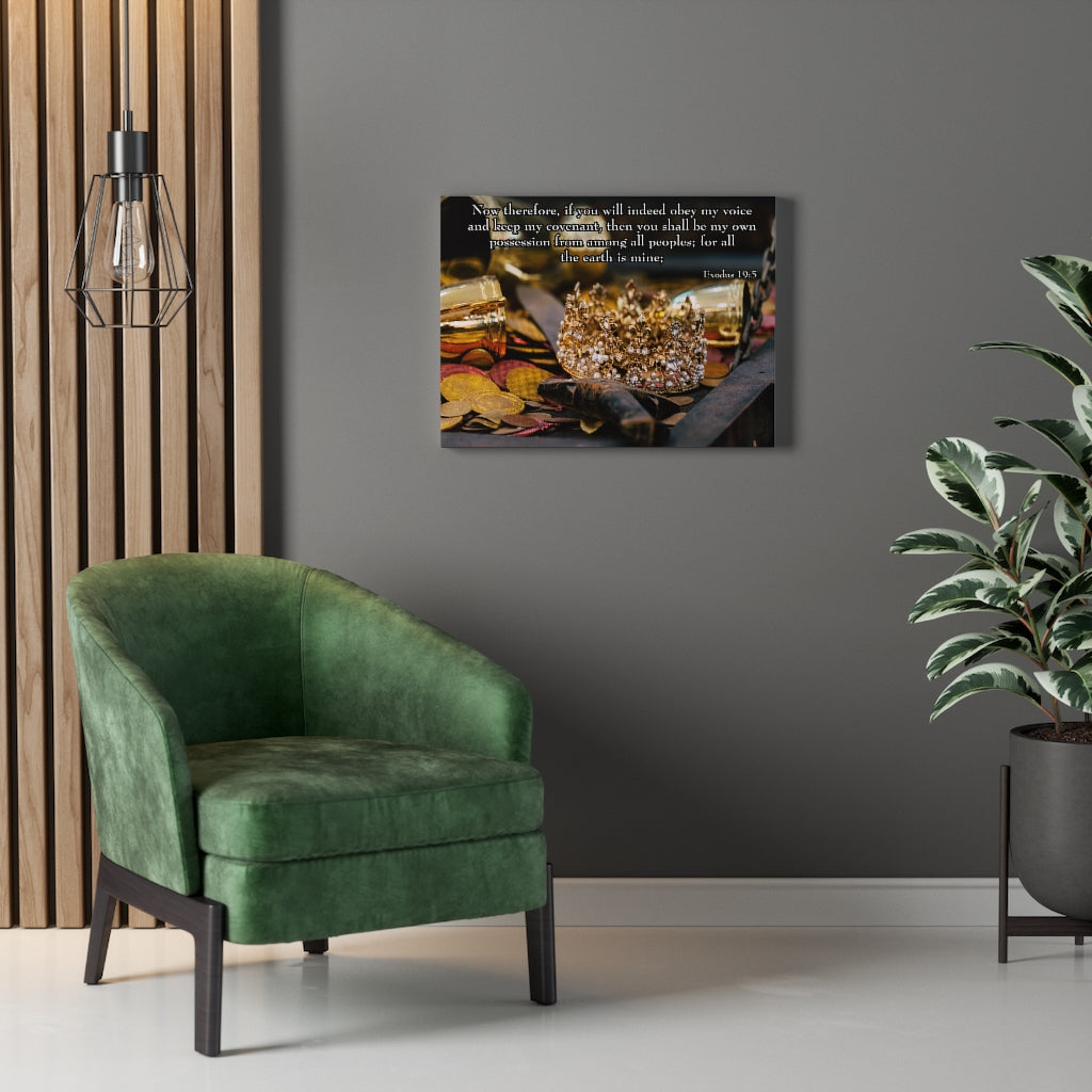 Scripture Walls Obey My Voice Exodus 19:5 Wall Art Christian Home Decor Unframed-Express Your Love Gifts