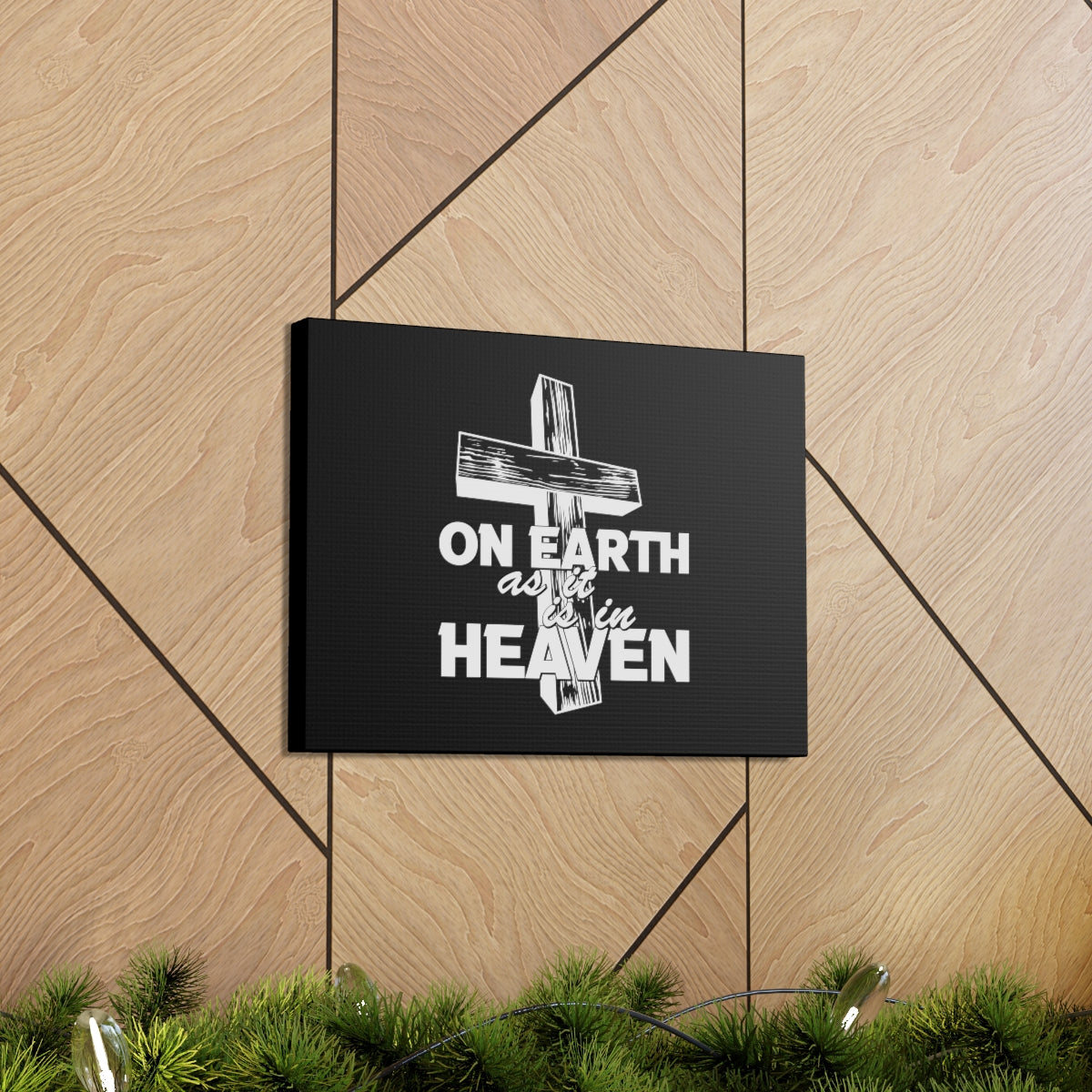 Scripture Walls On Earth Philippians 3:20 Christian Wall Art Bible Verse Print Ready to Hang Unframed-Express Your Love Gifts