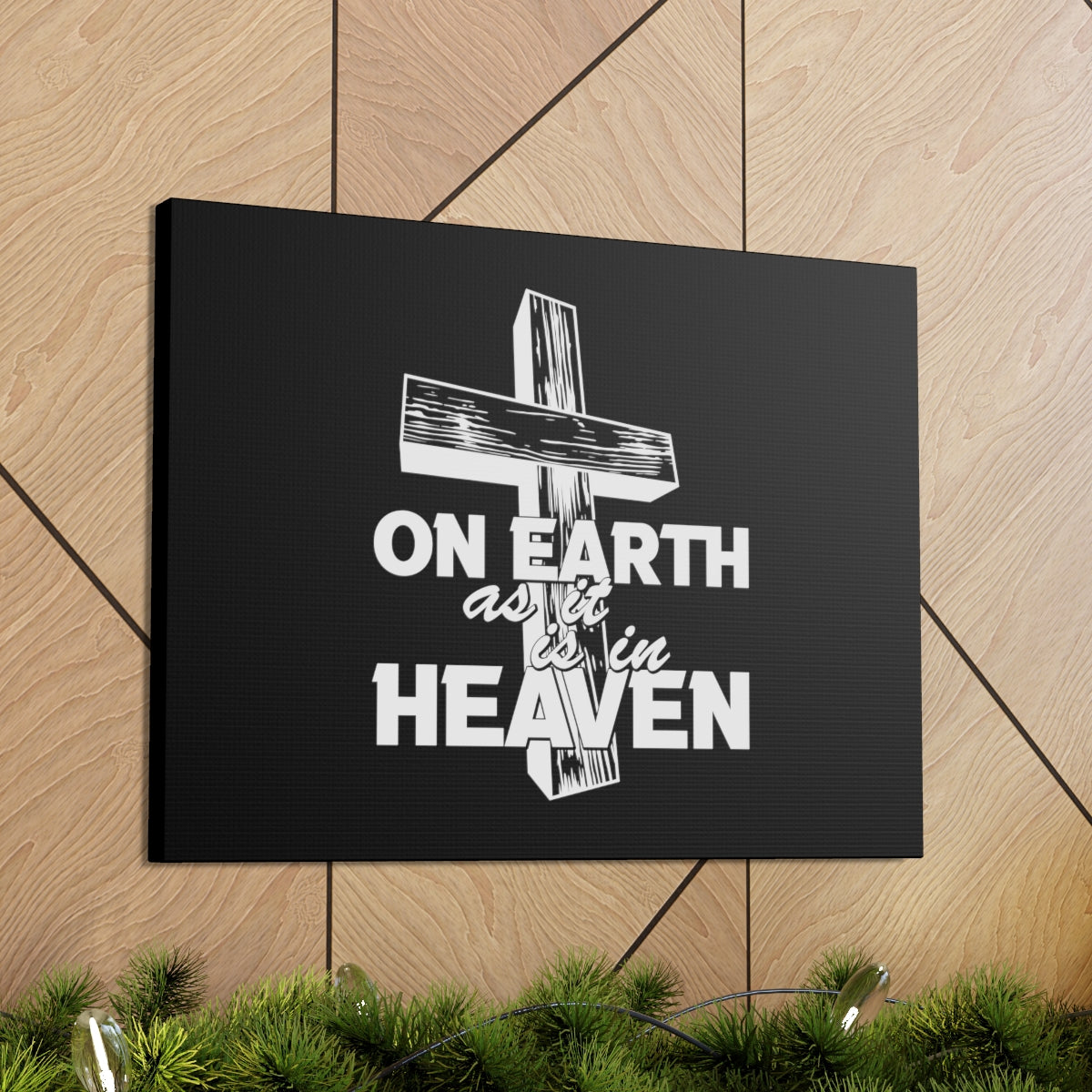 Scripture Walls On Earth Philippians 3:20 Christian Wall Art Bible Verse Print Ready to Hang Unframed-Express Your Love Gifts