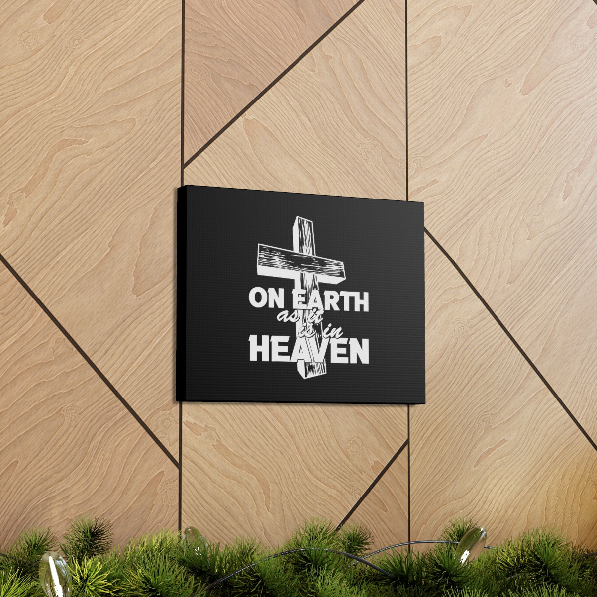 Scripture Walls On Earth Philippians 3:20 Christian Wall Art Bible Verse Print Ready to Hang Unframed-Express Your Love Gifts