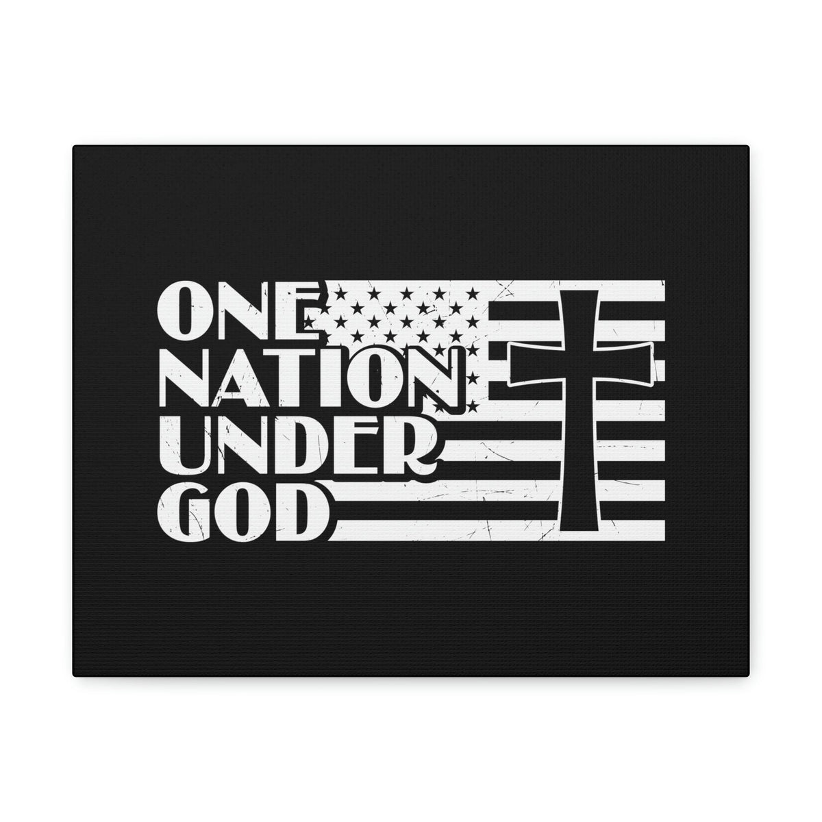 Scripture Walls One Nation Under God Matthew 28:18 Christian Wall Art Bible Verse Print Ready to Hang Unframed-Express Your Love Gifts