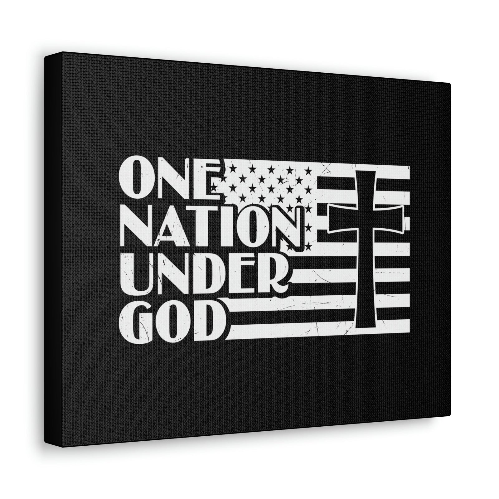 Scripture Walls One Nation Under God Matthew 28:18 Christian Wall Art Bible Verse Print Ready to Hang Unframed-Express Your Love Gifts