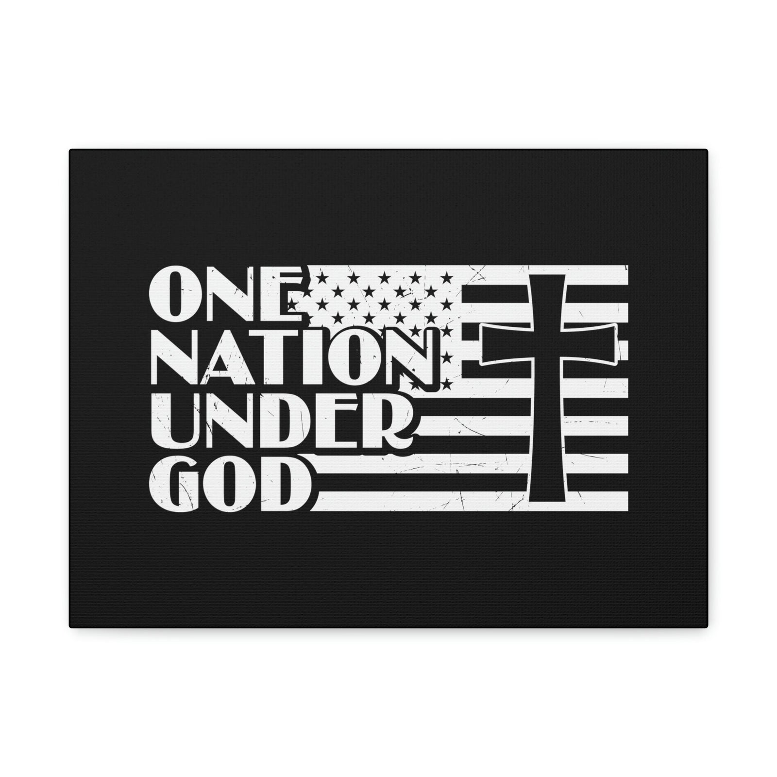 Scripture Walls One Nation Under God Matthew 28:18 Christian Wall Art Bible Verse Print Ready to Hang Unframed-Express Your Love Gifts