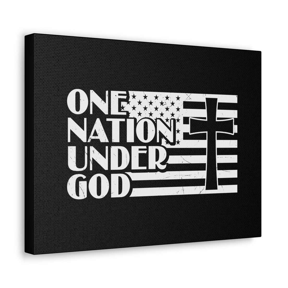 Scripture Walls One Nation Under God Matthew 28:18 Christian Wall Art Bible Verse Print Ready to Hang Unframed-Express Your Love Gifts
