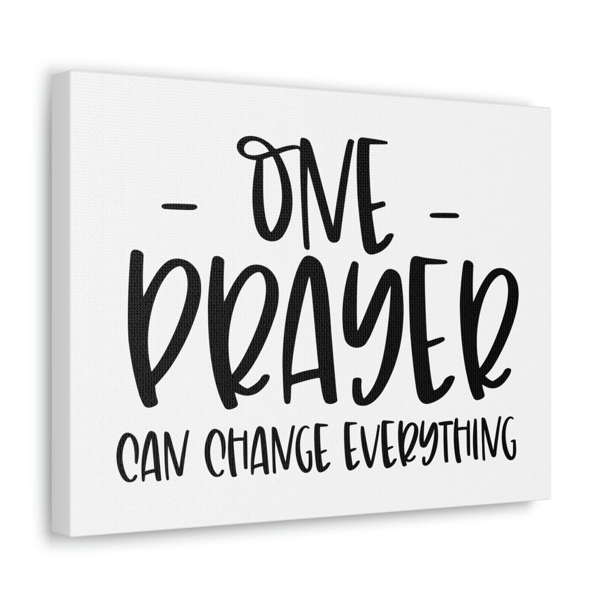 Scripture Walls One Prayer Can Change Everything Matthew 21:22 Christian Wall Art Print Ready to Hang Unframed-Express Your Love Gifts