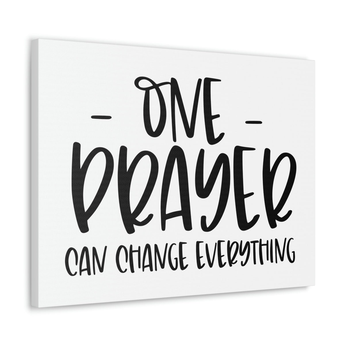 Scripture Walls One Prayer Can Change Everything Matthew 21:22 Christian Wall Art Print Ready to Hang Unframed-Express Your Love Gifts