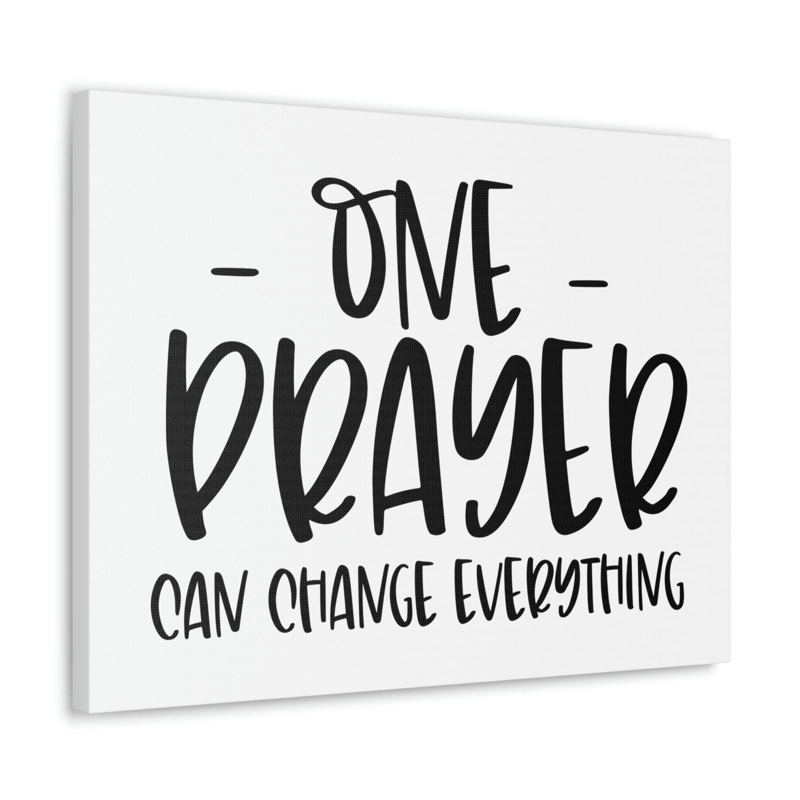 Scripture Walls One Prayer Can Change Everything Matthew 21:22 Christian Wall Art Print Ready to Hang Unframed-Express Your Love Gifts