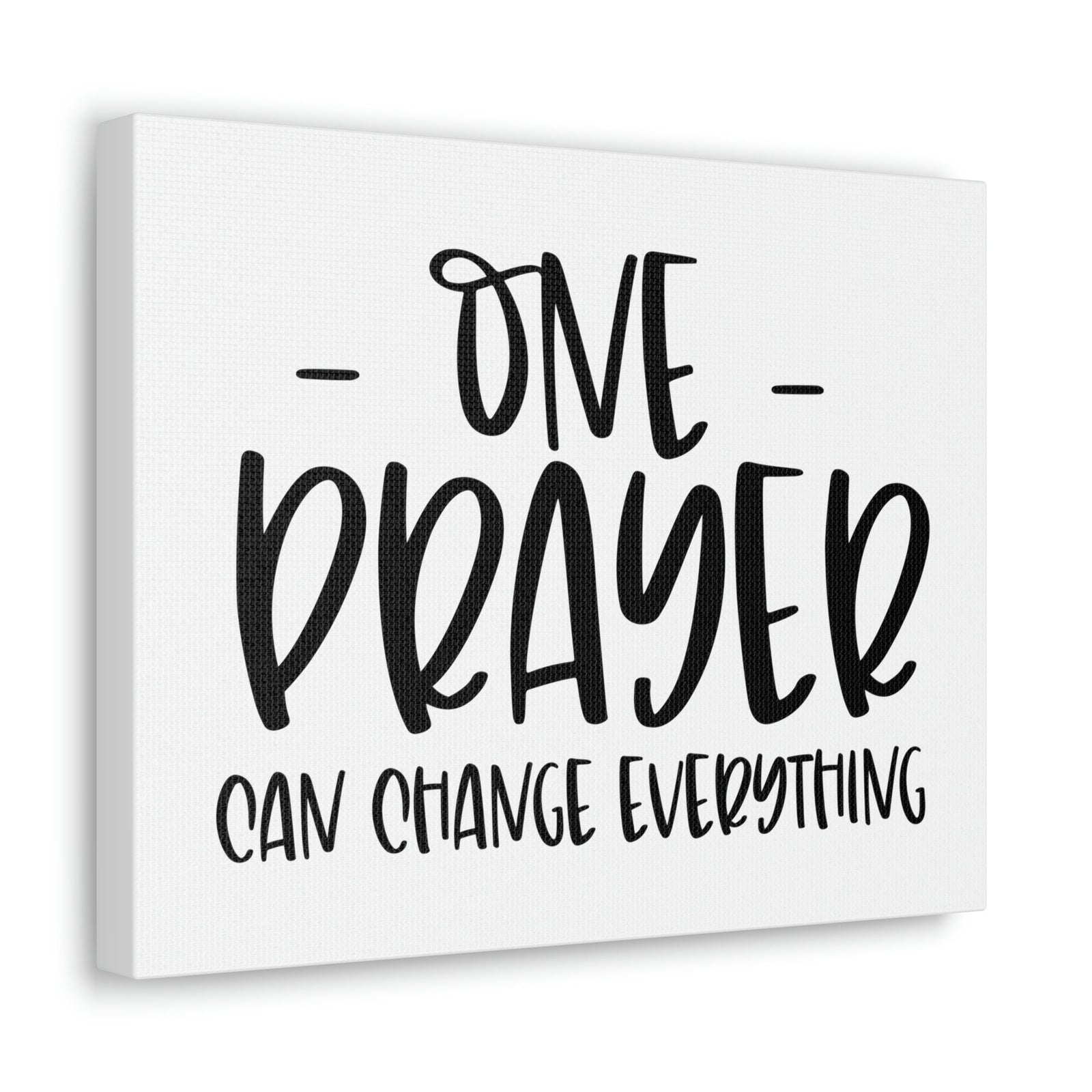Scripture Walls One Prayer Can Change Everything Matthew 21:22 Christian Wall Art Print Ready to Hang Unframed-Express Your Love Gifts