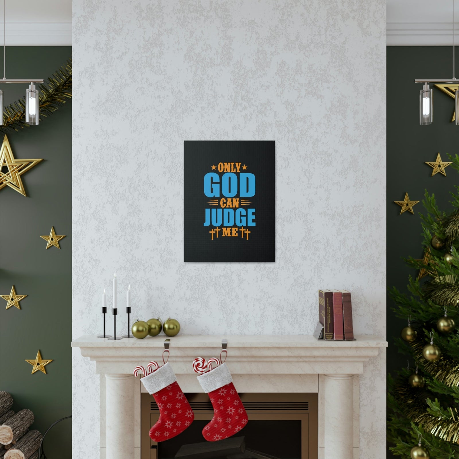 Scripture Walls Only God Can Judge Me James 4:12 Christian Wall Art Bible Verse Print Ready to Hang Unframed-Express Your Love Gifts