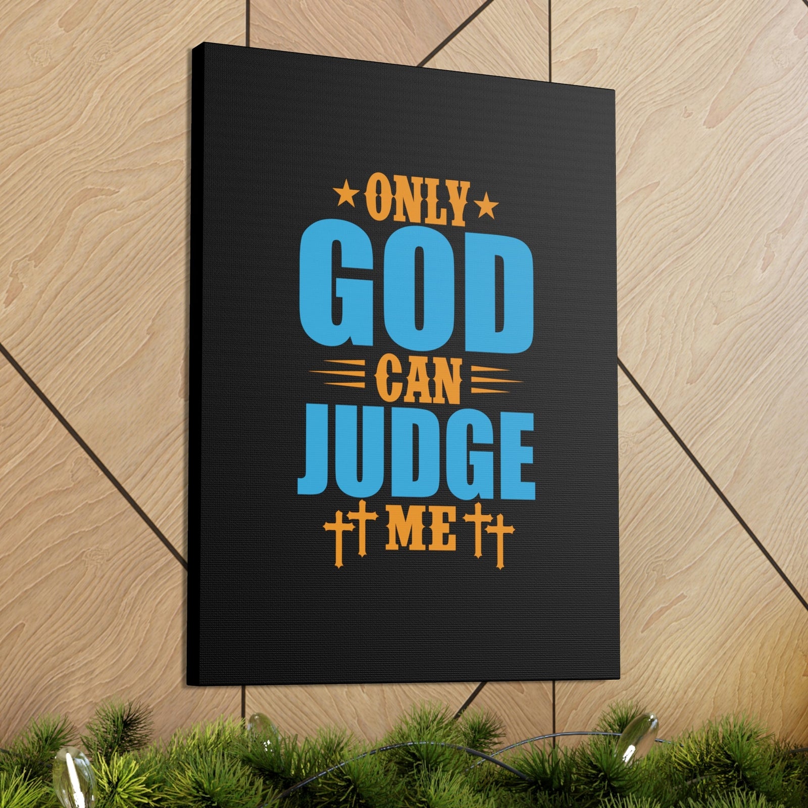 Scripture Walls Only God Can Judge Me James 4:12 Christian Wall Art Bible Verse Print Ready to Hang Unframed-Express Your Love Gifts
