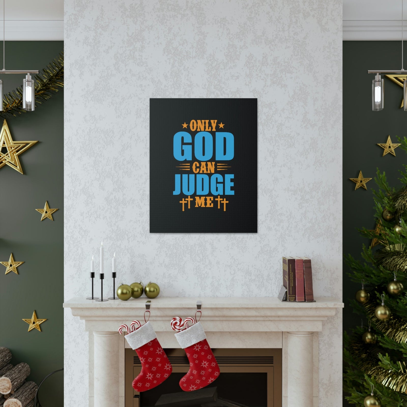 Scripture Walls Only God Can Judge Me James 4:12 Christian Wall Art Bible Verse Print Ready to Hang Unframed-Express Your Love Gifts
