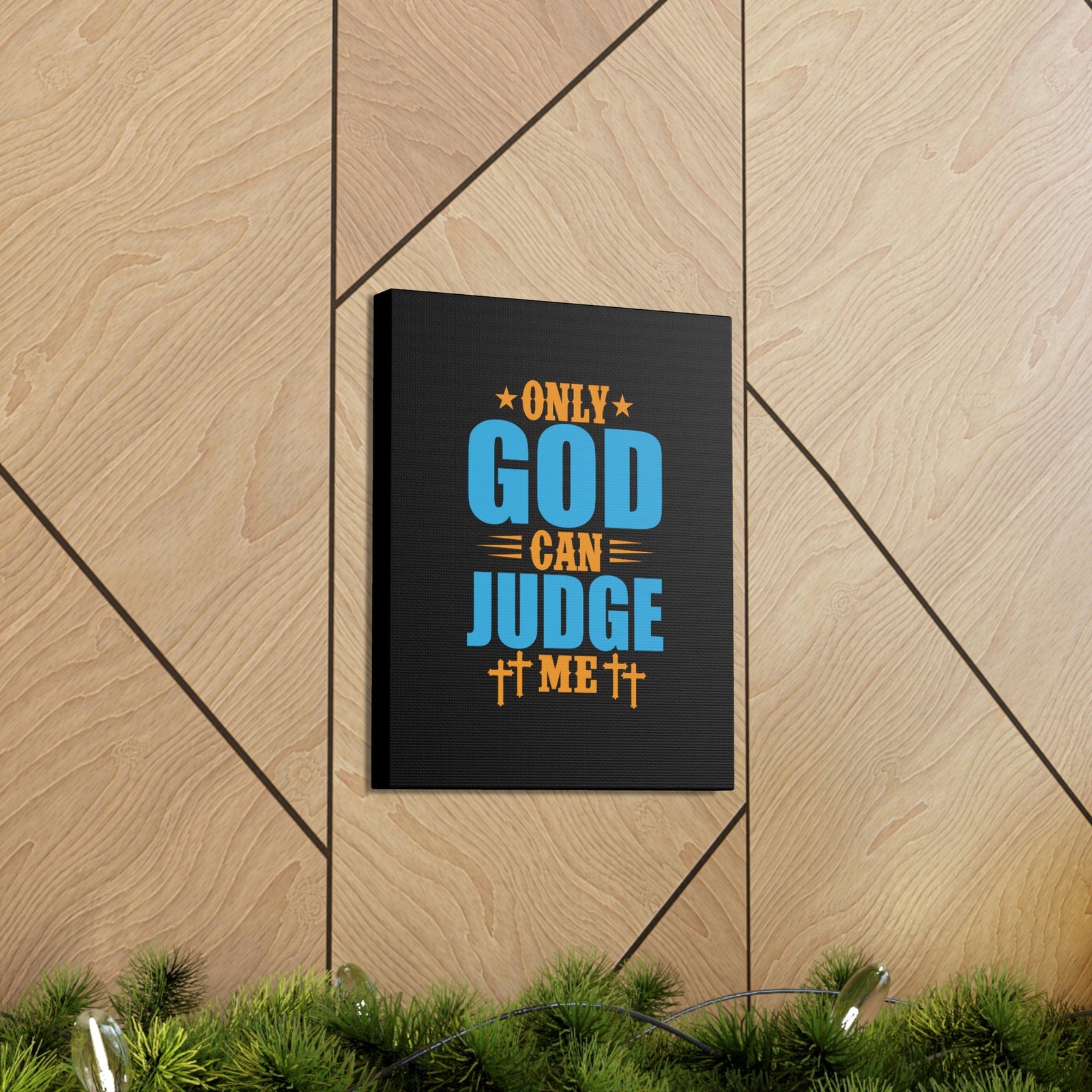 Scripture Walls Only God Can Judge Me James 4:12 Christian Wall Art Bible Verse Print Ready to Hang Unframed-Express Your Love Gifts