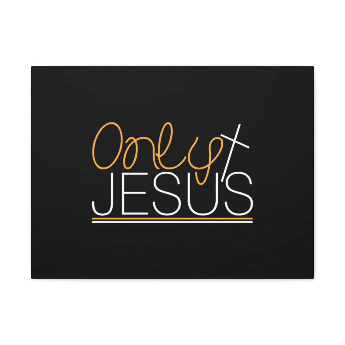Scripture Walls Only Jesus John 1:1 Christian Wall Art Bible Verse Print Ready to Hang Unframed-Express Your Love Gifts
