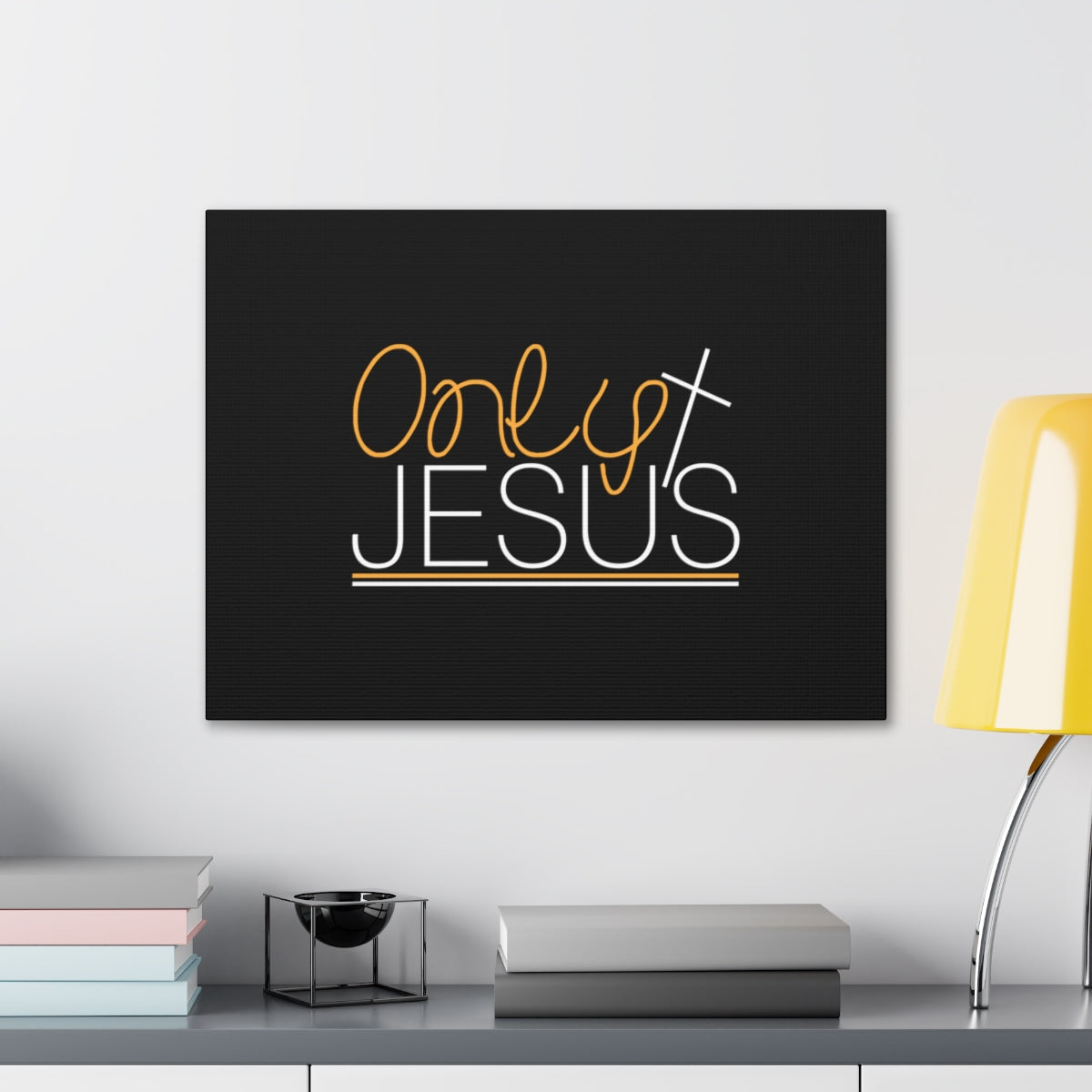 Scripture Walls Only Jesus John 1:1 Christian Wall Art Bible Verse Print Ready to Hang Unframed-Express Your Love Gifts
