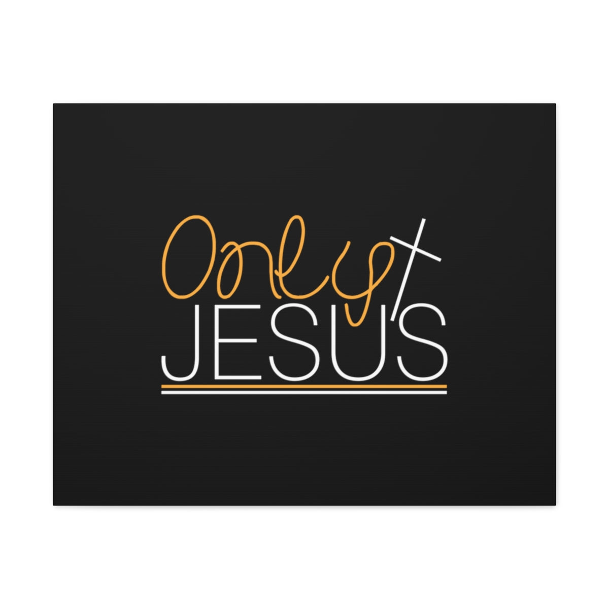 Scripture Walls Only Jesus John 1:1 Christian Wall Art Bible Verse Print Ready to Hang Unframed-Express Your Love Gifts