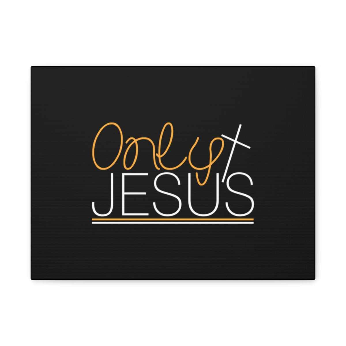 Scripture Walls Only Jesus John 1:1 Christian Wall Art Bible Verse Print Ready to Hang Unframed-Express Your Love Gifts