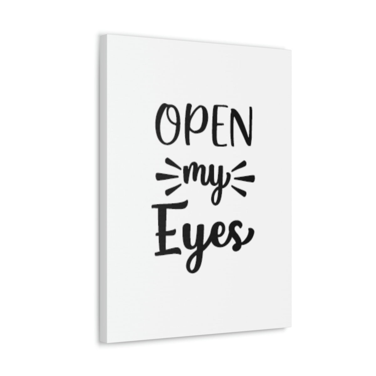 Scripture Walls Open My Eyes Psalm 119:18 Cursive Christian Wall Art Bible Verse Print Ready to Hang Unframed-Express Your Love Gifts