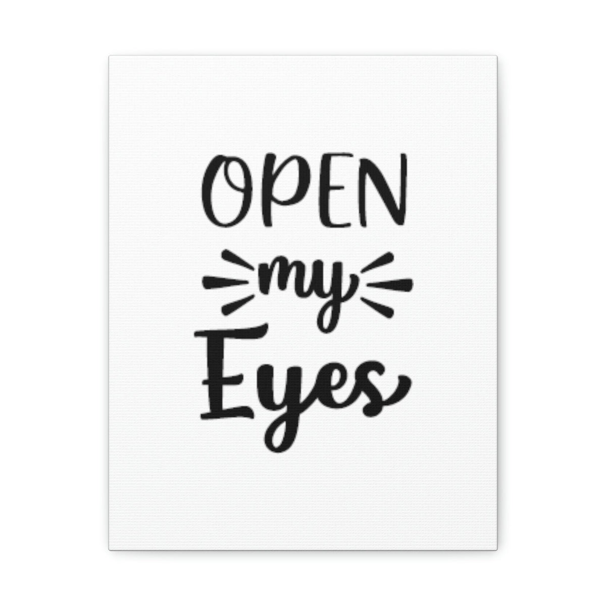 Scripture Walls Open My Eyes Psalm 119:18 Cursive Christian Wall Art Bible Verse Print Ready to Hang Unframed-Express Your Love Gifts