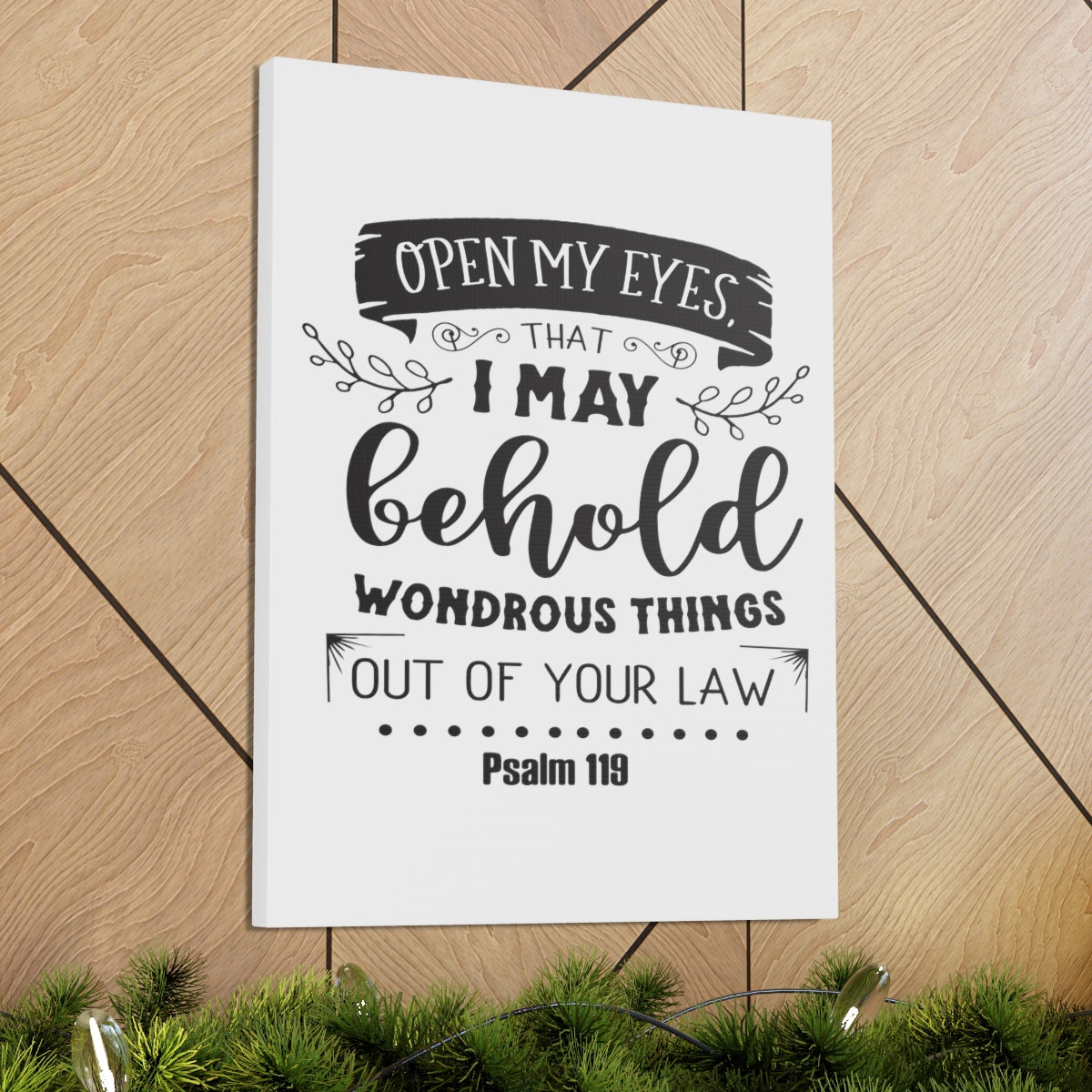 Scripture Walls Open My Eyes Psalms 119 Christian Wall Art Print Ready to Hang Unframed-Express Your Love Gifts