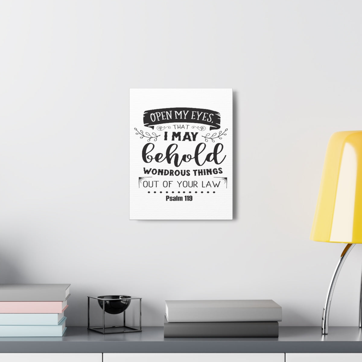 Scripture Walls Open My Eyes Psalms 119 Christian Wall Art Print Ready to Hang Unframed-Express Your Love Gifts