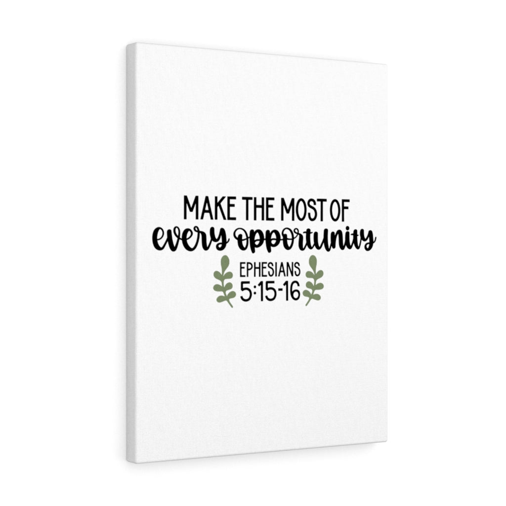 Scripture Walls Opportunity Ephesians 5:15-16 Bible Verse Canvas Christian Wall Art Ready to Hang Unframed-Express Your Love Gifts