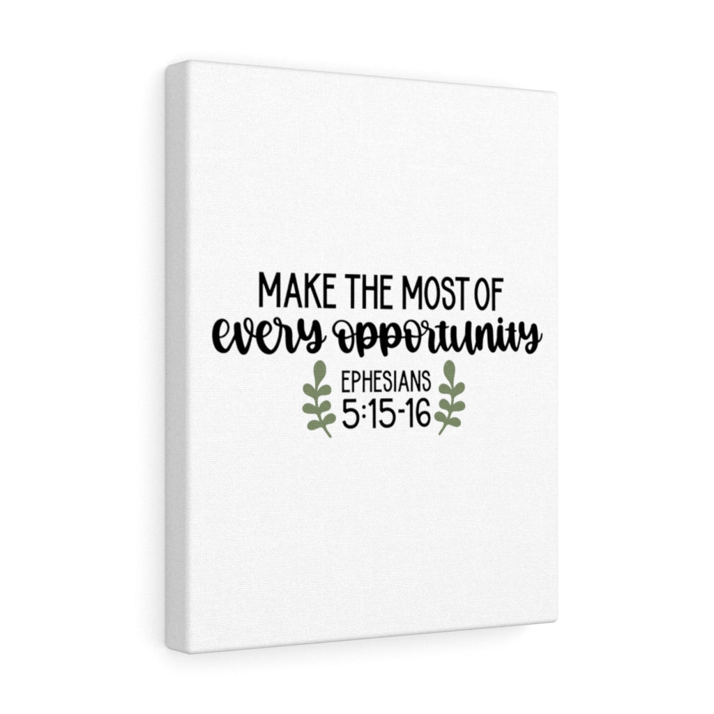 Scripture Walls Opportunity Ephesians 5:15-16 Bible Verse Canvas Christian Wall Art Ready to Hang Unframed-Express Your Love Gifts