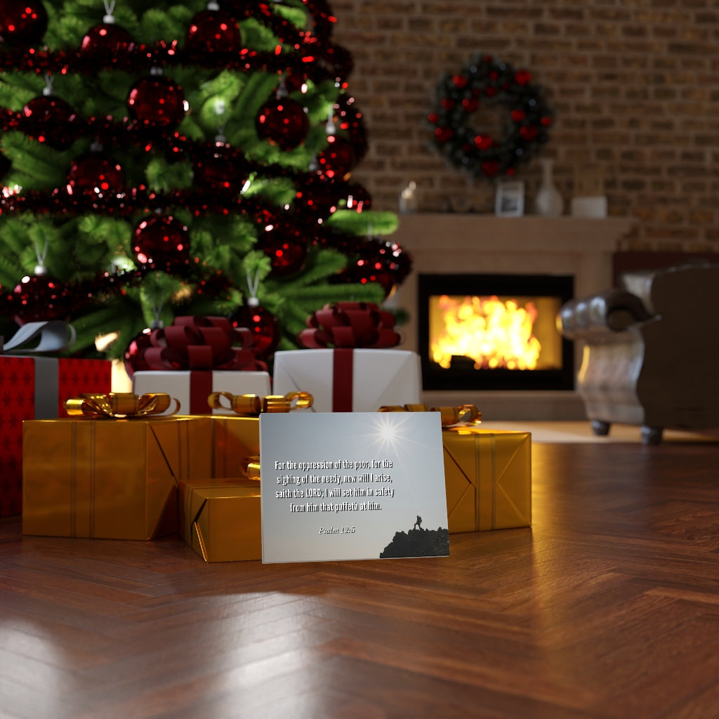 Scripture Walls Oppression Of The Poor Psalm 12:5 Bible Verse Canvas Christian Wall Art Ready to Hang Unframed-Express Your Love Gifts