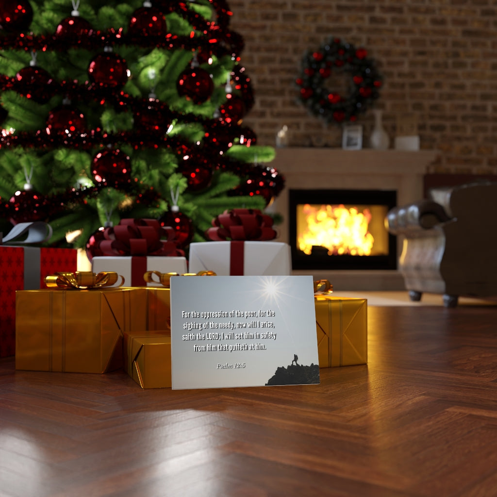 Scripture Walls Oppression Of The Poor Psalm 12:5 Bible Verse Canvas Christian Wall Art Ready to Hang Unframed-Express Your Love Gifts