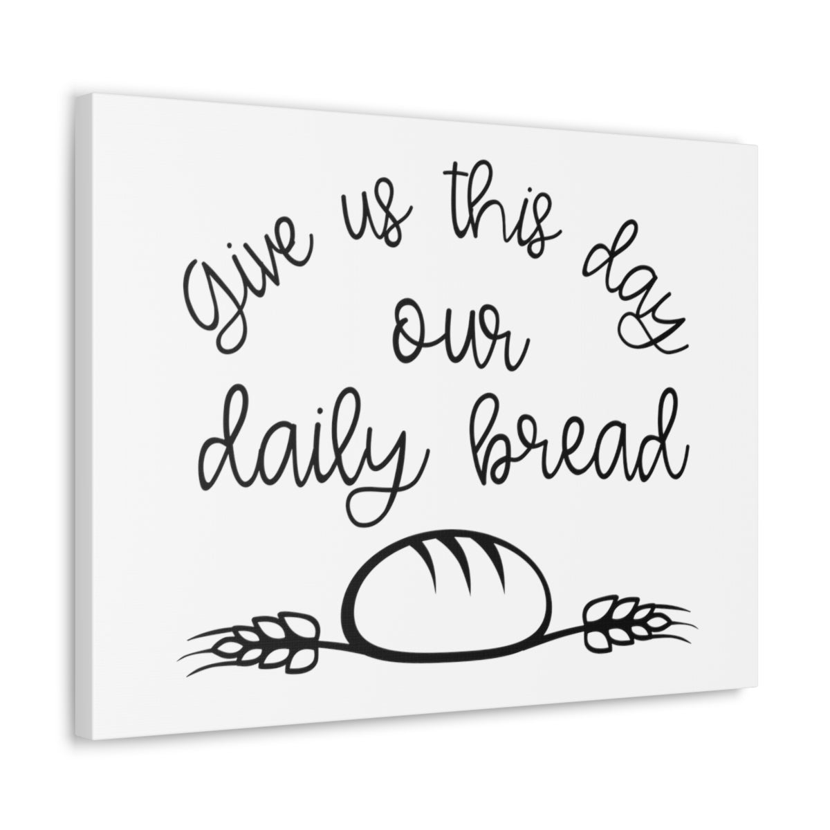 Scripture Walls Our Daily Bread Matthew 6:11 Christian Wall Art Print Ready to Hang Unframed-Express Your Love Gifts