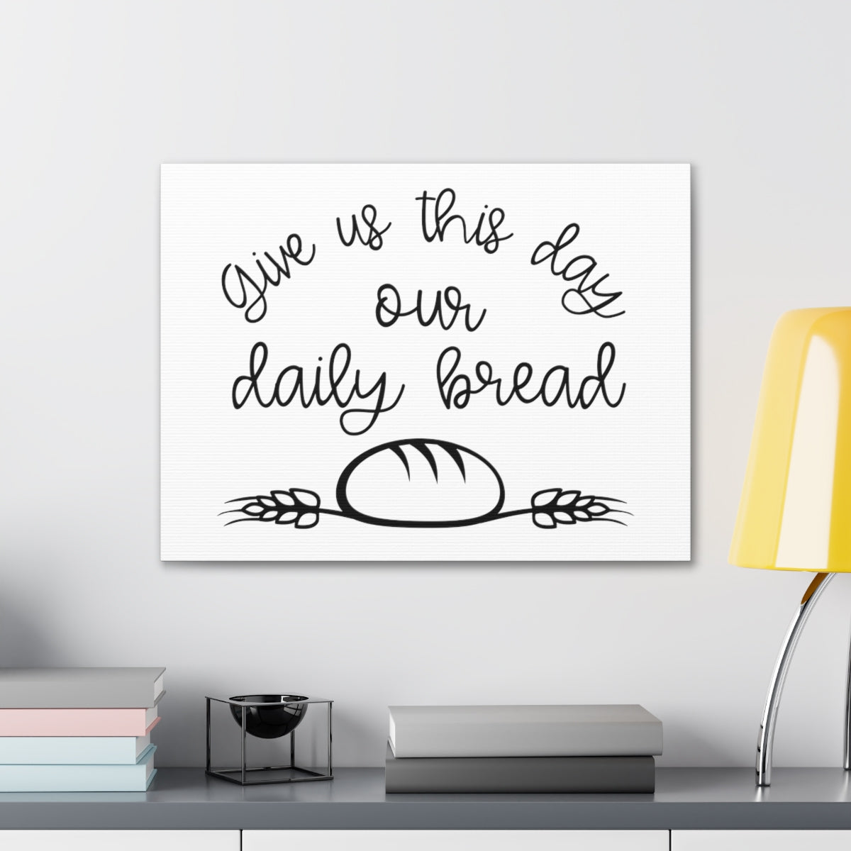 Scripture Walls Our Daily Bread Matthew 6:11 Christian Wall Art Print Ready to Hang Unframed-Express Your Love Gifts